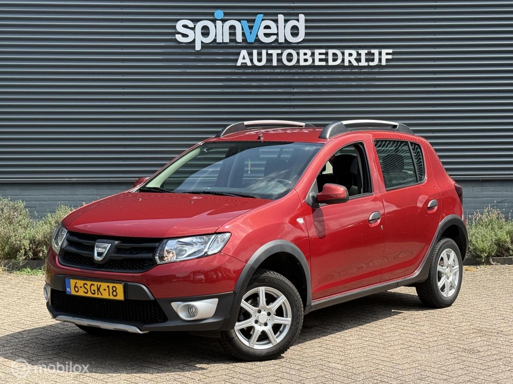 Dacia Sandero 0.9 TCe Stepway Ambiance - Airco - Trekhaak -, Auto's, Voorwielaandrijving, Gebruikt, 31 €/maand, Elektrische ramen