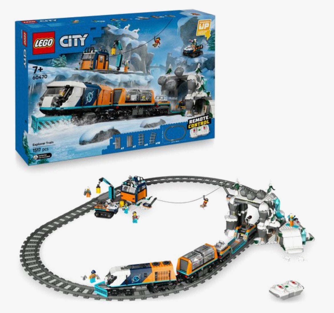 Lego City 60470 Onderzoekstrein op de Noordpool - Nieuw !, City, Lego, Nieuw, Ophalen of Verzenden