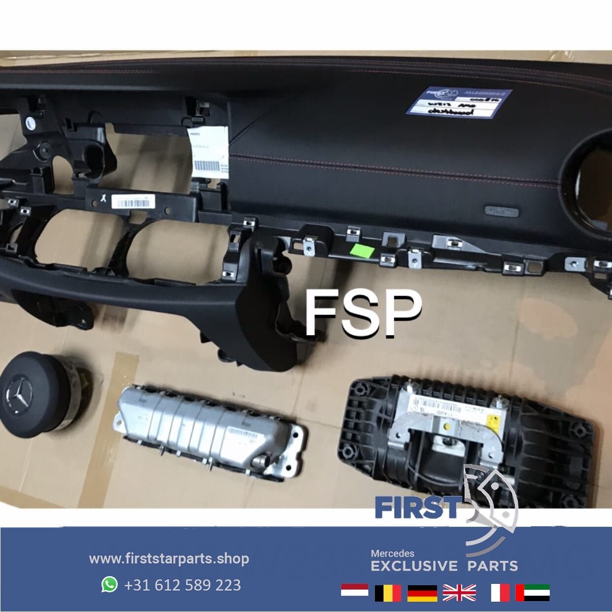 W213 W238 E43 E53 E63 AMG DASHBOARD AIRBAGSET Mercedes E Kla, Gebruikt, -, Ophalen of Verzenden, -