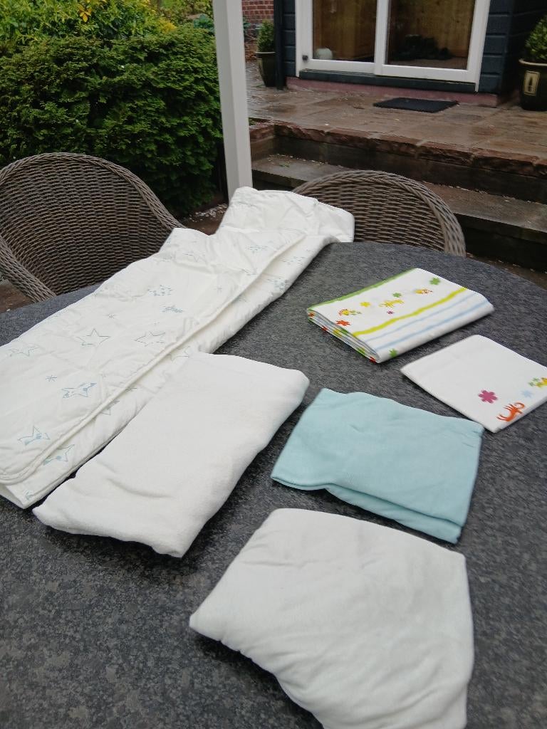 Kinder dekbed en overtrekset, Jongetje of Meisje, Wit, Ophalen of Verzenden, Deken of Dekbed
