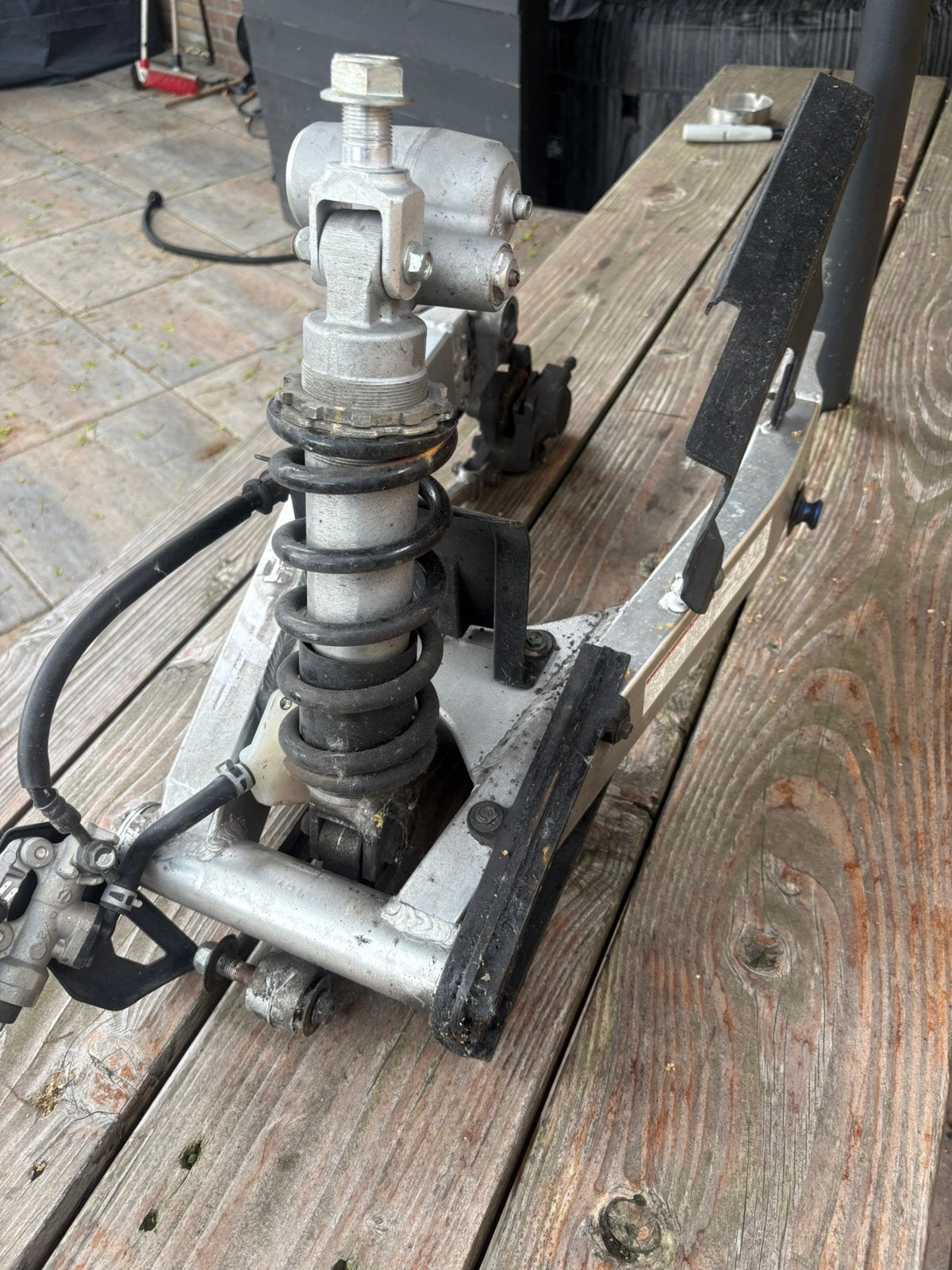 Suzuki gsxr k2 schokbreker, Ophalen