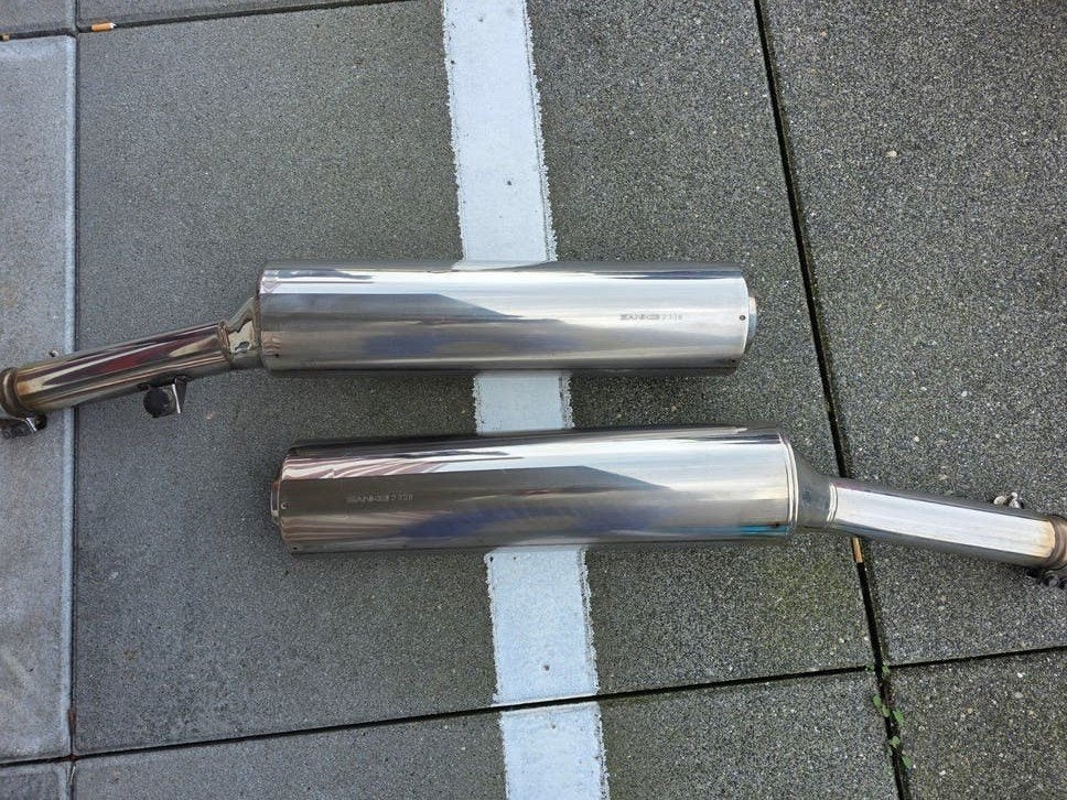 Originele uitlaatdempers Honda Blackbird CBR 1100, Ophalen of Verzenden, Gebruikt