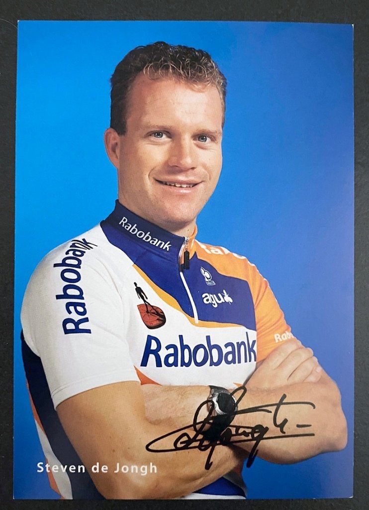Wielershirt/jack RABOBANK–STEVEN DE JONGH–2001+broek+naam, Ophalen of Verzenden, Overige typen