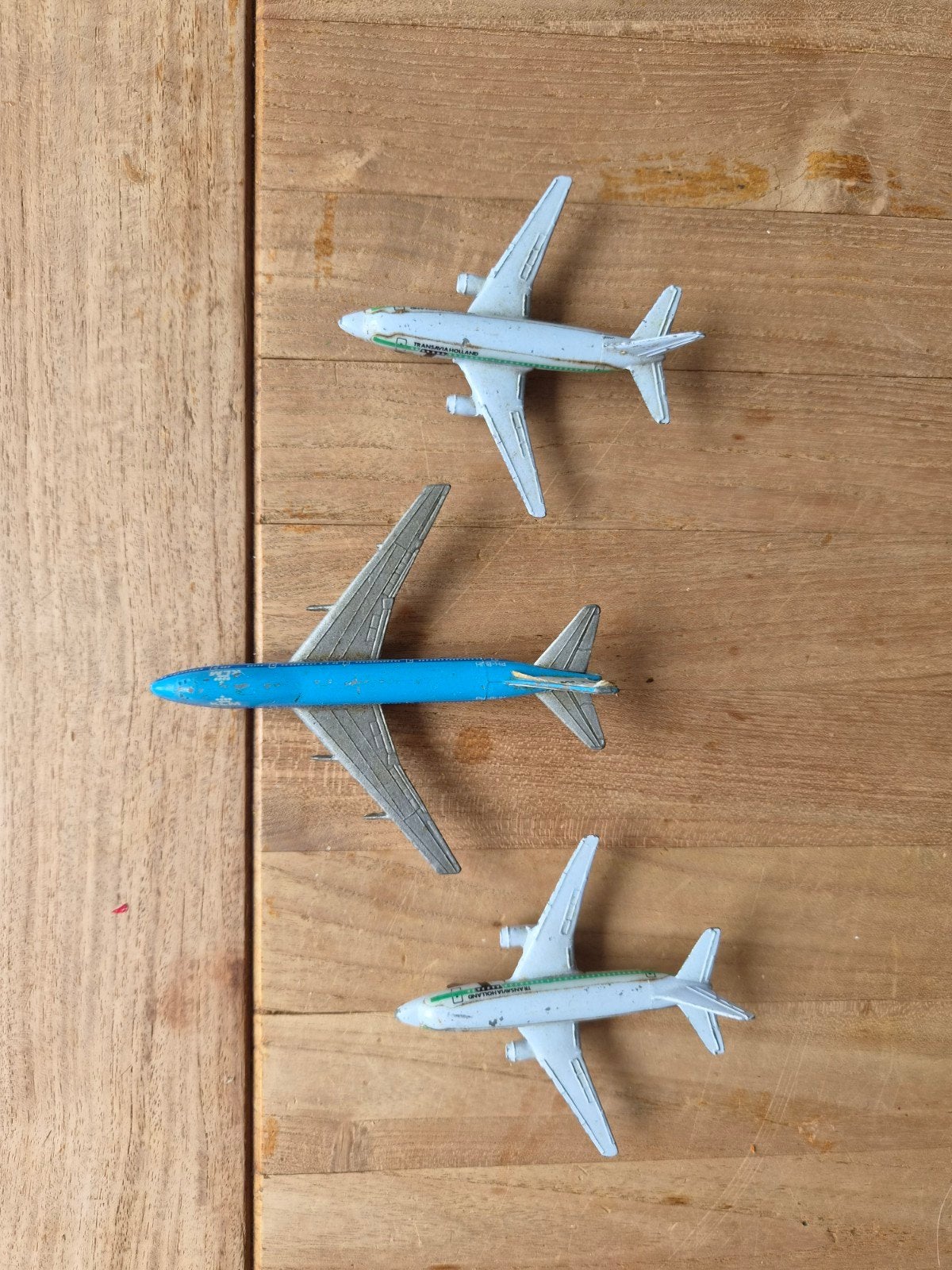 Modelvliegtuigjes KLM en Transavia, Ophalen of Verzenden, Gebruikt, Vliegtuig, Overige merken