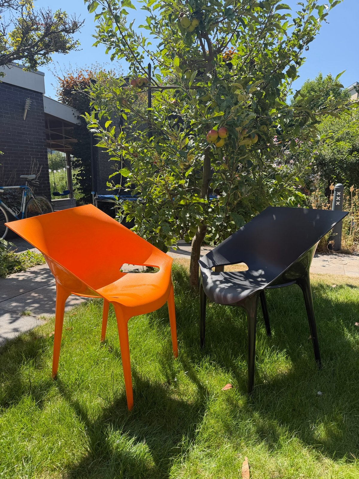 Kartell Dr. Yes stoelen van Philippe Starck (2 stuks), Ophalen, Kunststof, Twee, Zwart
