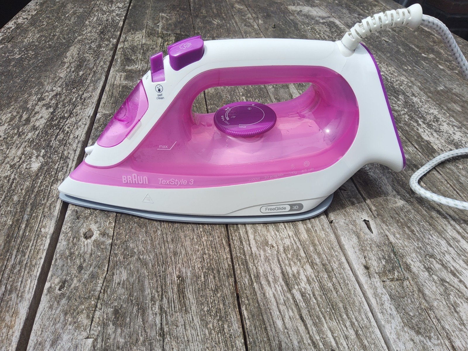 Braun TexStyle 3 Strijkijzer - Zo goed als nieuw, Ophalen of Verzenden, Zo goed als nieuw, Strijkijzer met snoer