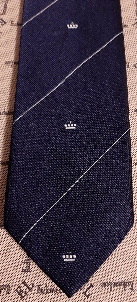KLM Luchtvaart Maatschappij stropdas smal 6 cm logo onder, Ophalen of Verzenden, Nieuw, Gebruiksvoorwerp
