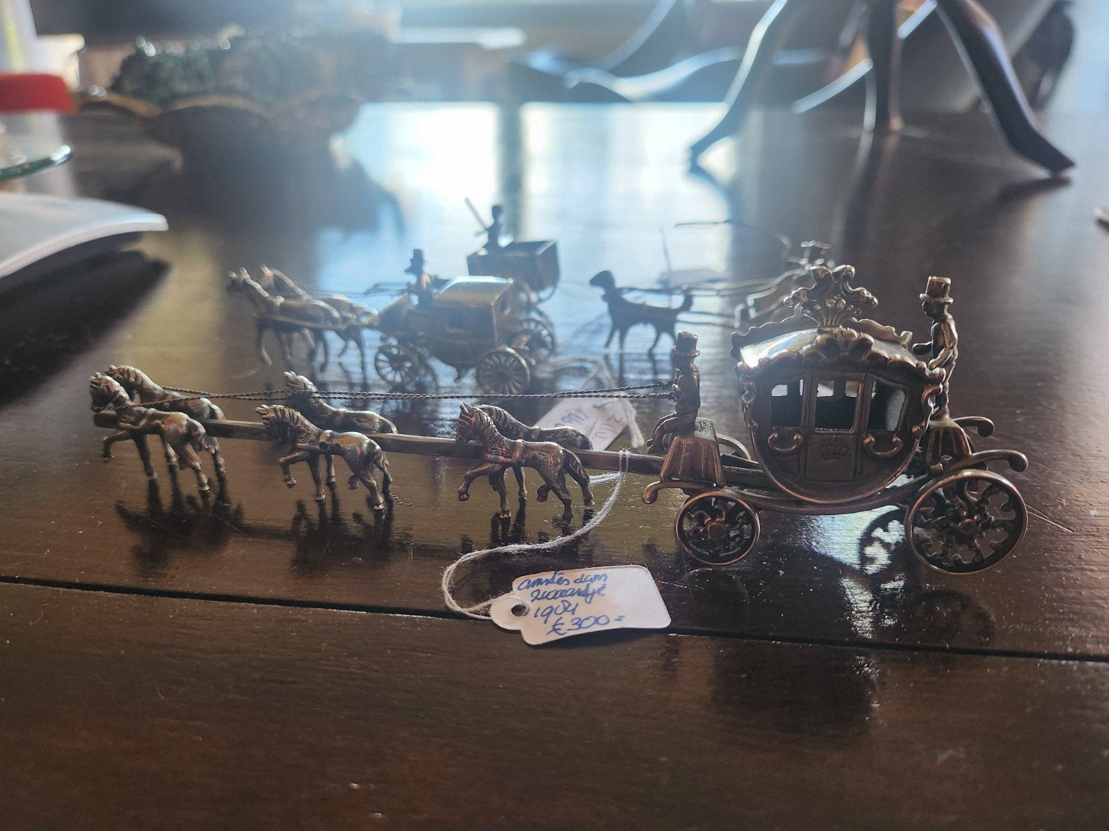 Antiek Zilveren Miniatuur Zwaardje - Gekeurd XXX Amsterdam, Antiek en Kunst, Ophalen of Verzenden, Zilver