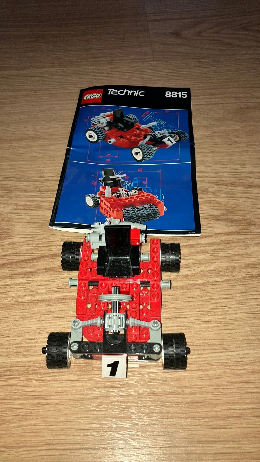 Technic LEGO 8815 go-kart, Kinderen en Baby's, Speelgoed | Duplo en Lego, Gebruikt, Lego, Ophalen of Verzenden, Complete set
