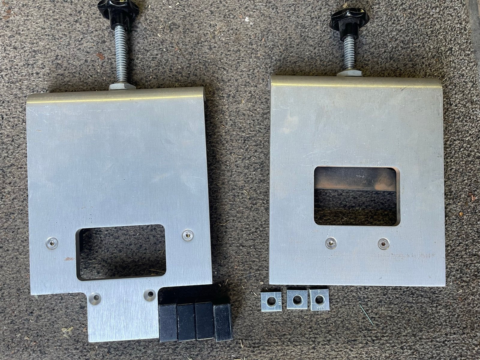 Set van 2 freesmallenmet schroefbevestiging, Ophalen, Gebruikt, Klem, Overige merken