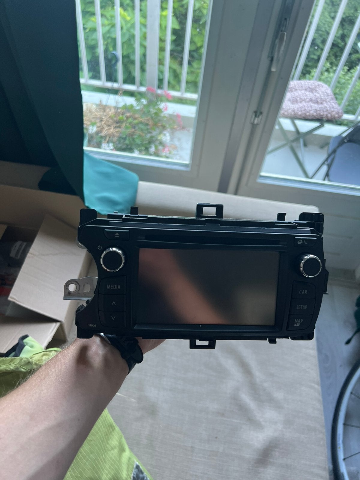 Toyota Yaris autoradio, Auto diversen, Autoradio's, Ophalen, Gebruikt