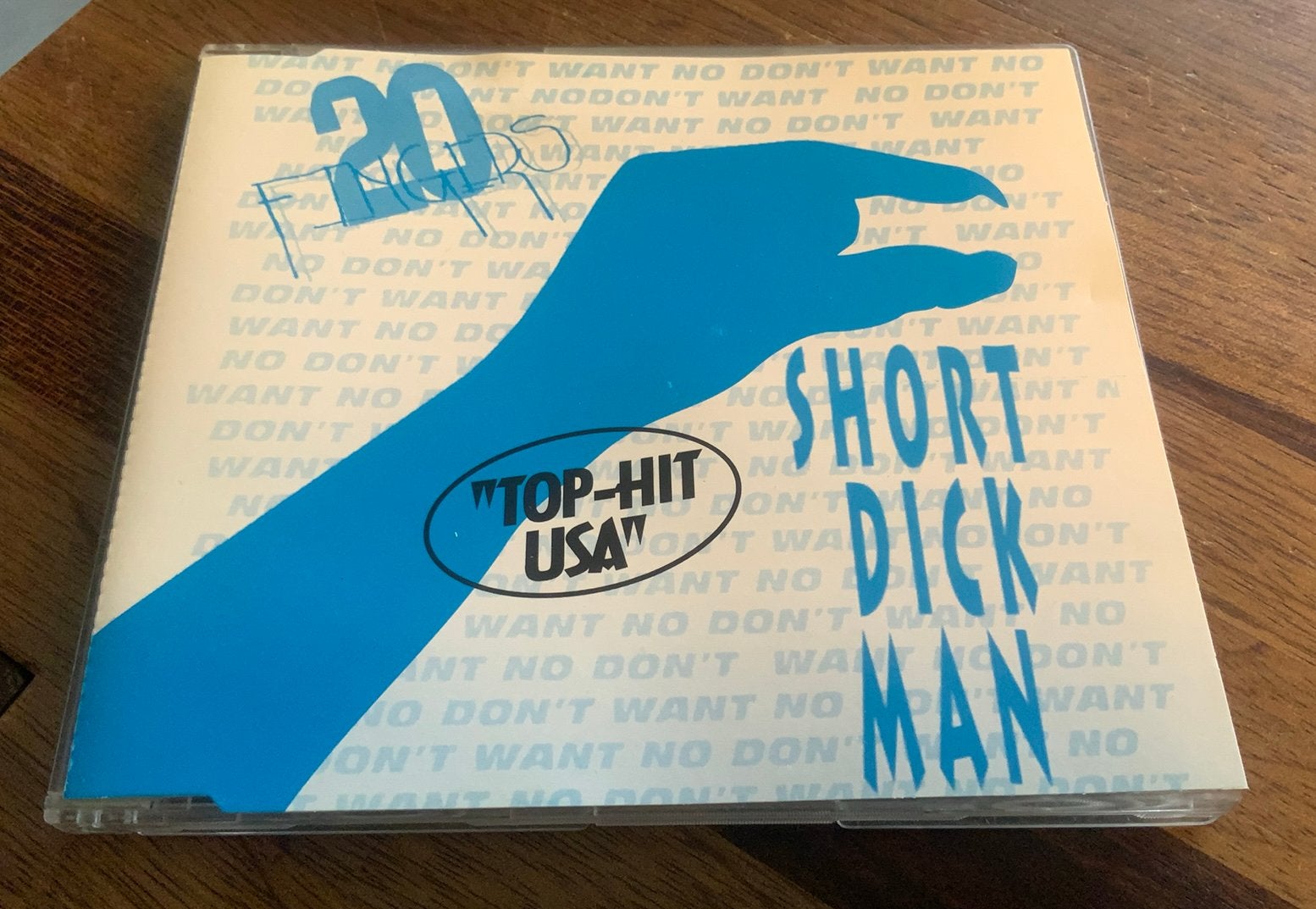 CD SINGLE 20 FINGERS SHORT DICK MAN 1994 ZYX MUSIC GERMANY, Inclusief boekje, Gebruikt, Verzenden, Dance en House