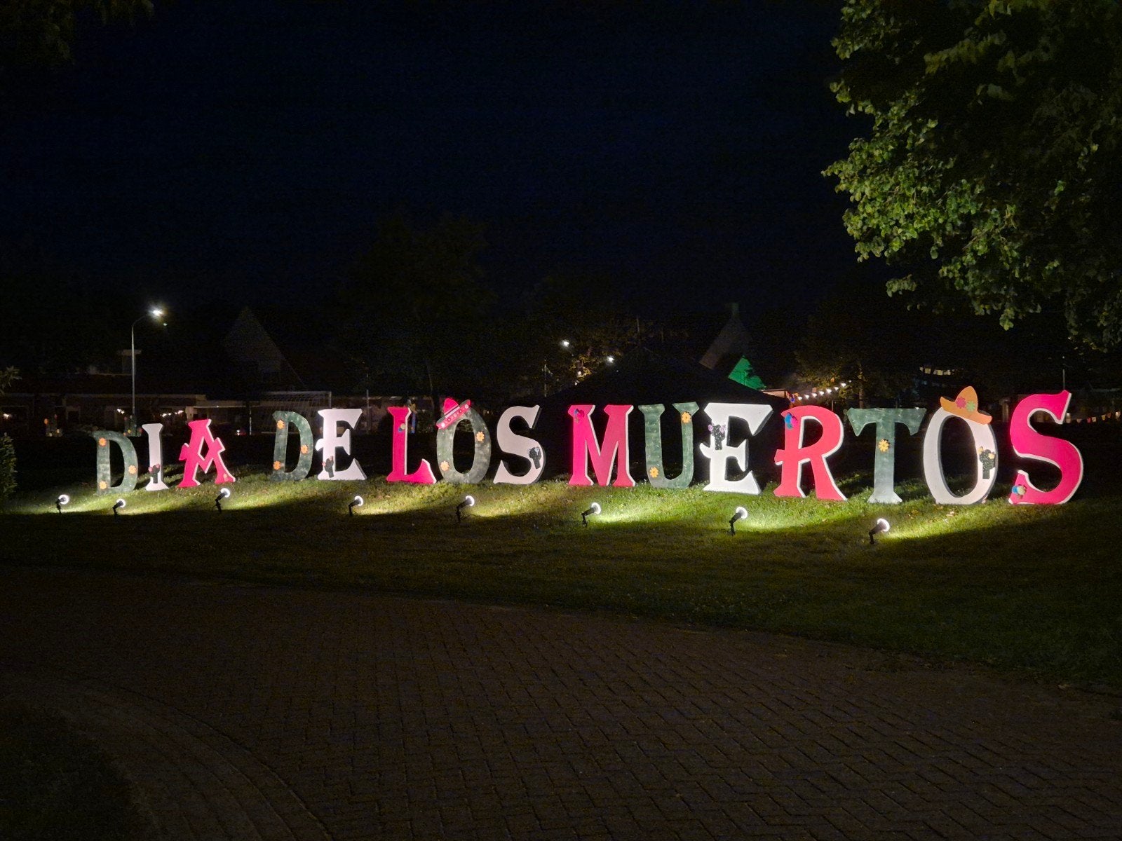 Straatversiering Dia De Los Muertos (1e prijs), Ophalen