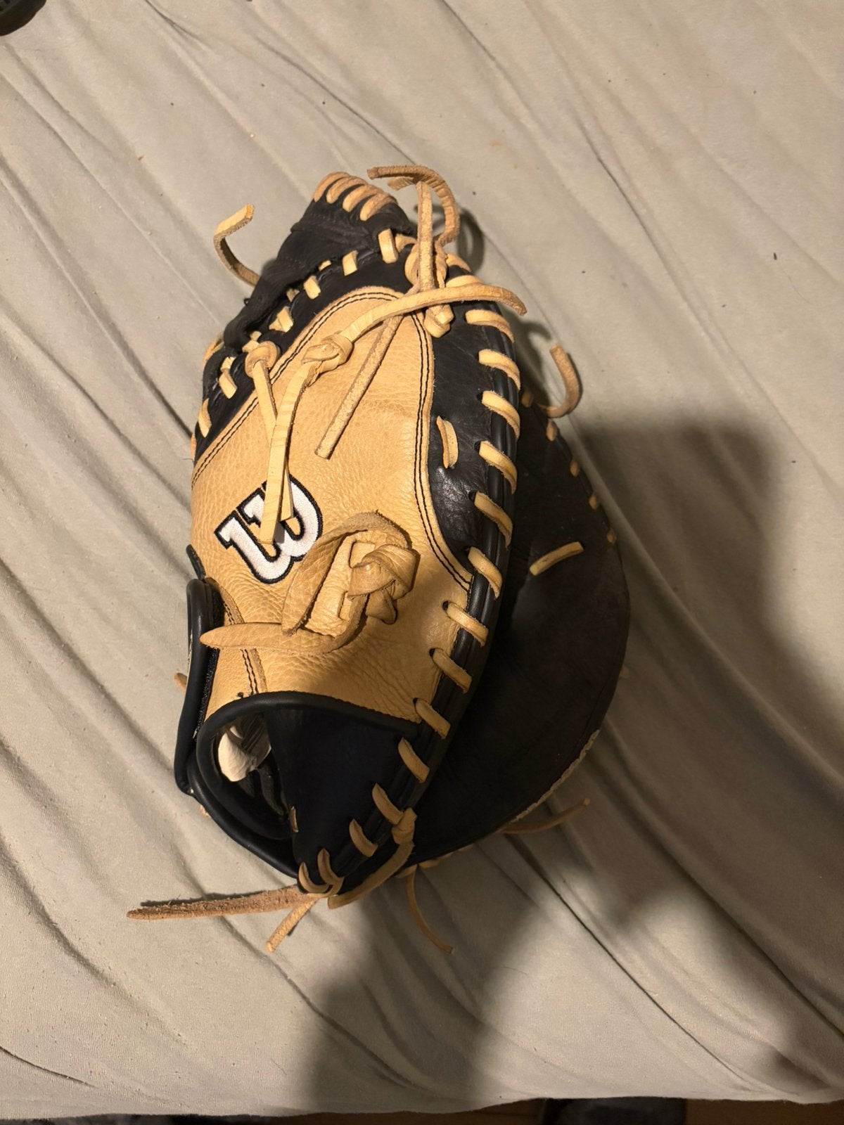 Honkbal/softbal catcher handschoen verstelbaar maat  33-2, Sport en Fitness, Honkbal en Softbal, Ophalen of Verzenden, Zo goed als nieuw