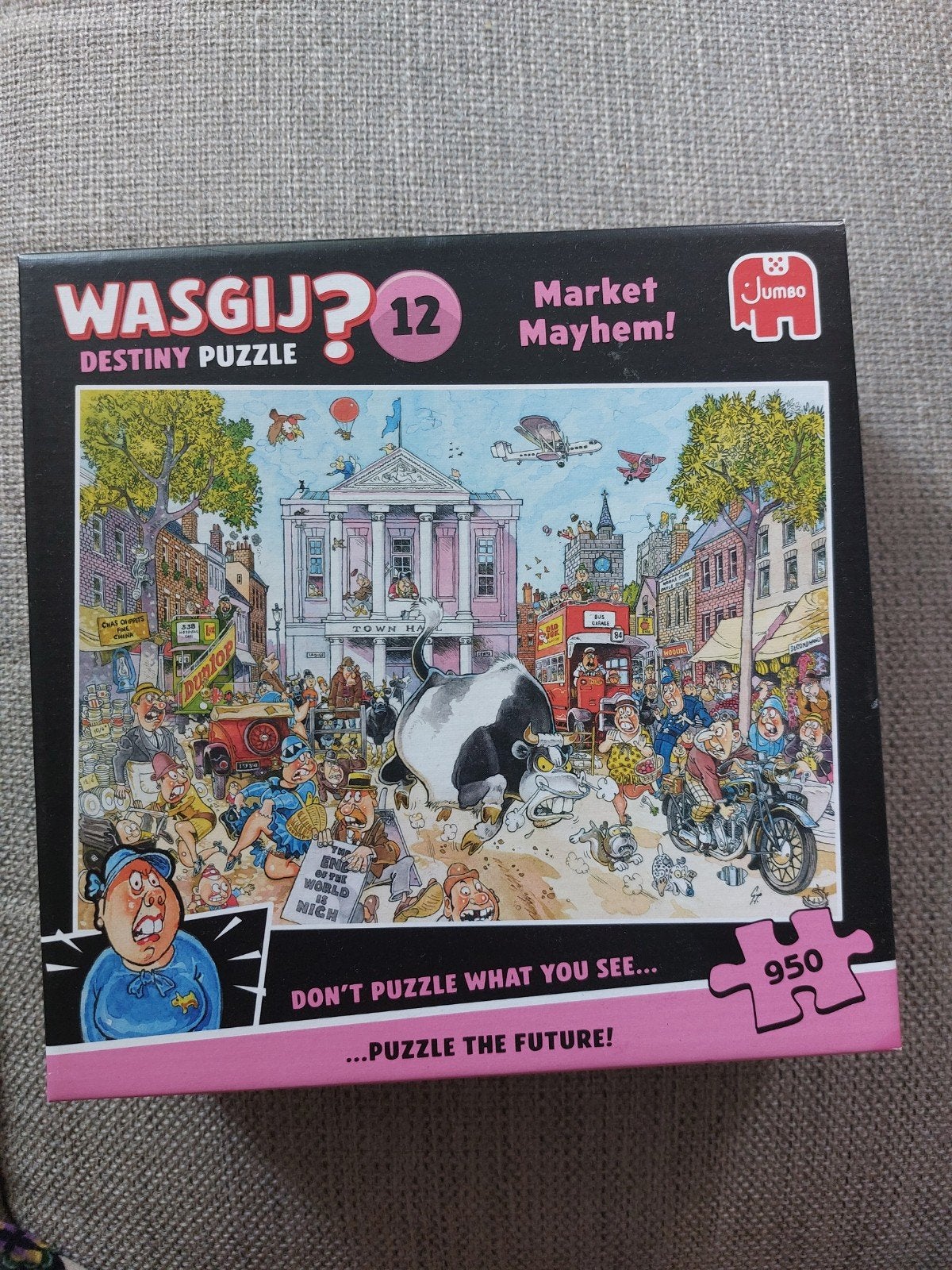 Wasgij? Destiny Puzzel 12 - Market Mayhem! 950 stukjes, Ophalen of Verzenden, Zo goed als nieuw