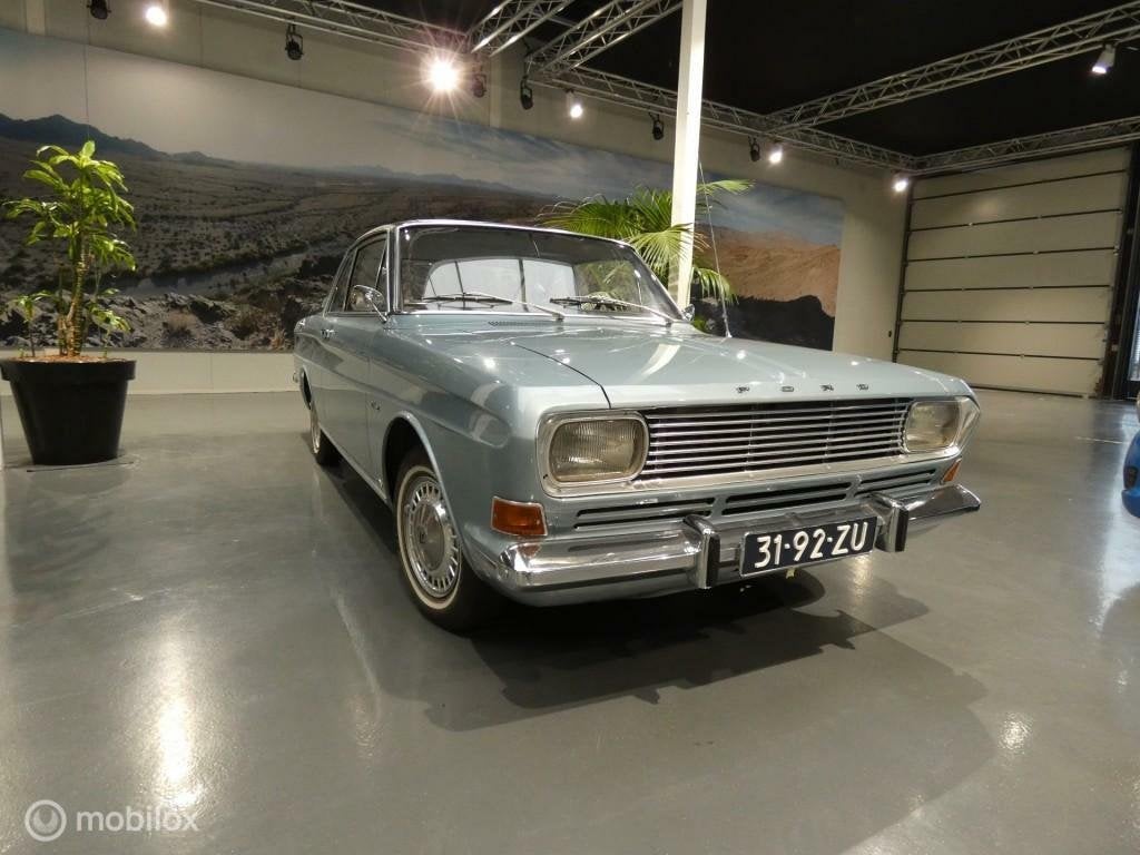 Ford Taunus 1500S Coupe XL BIEDEN VANAF € 15000,-, Auto's, Gebruikt, Met garantie (alle), Blauw, 891 kg