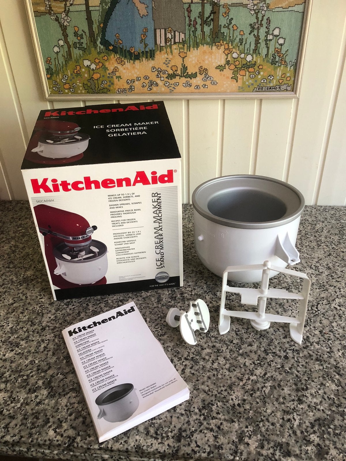 Roomijsmaker van KitchenAid*, Witgoed en Apparatuur, IJsmachines, Zo goed als nieuw, Ophalen of Verzenden