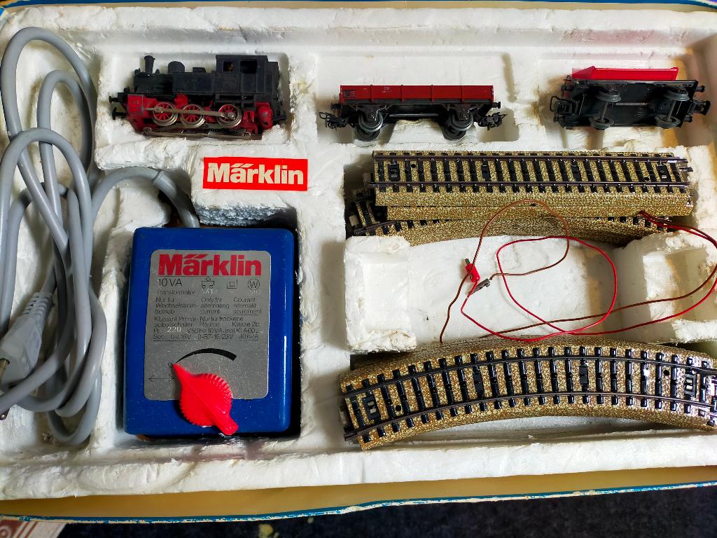 Märklin treinset jaren 70/80, Hobby en Vrije tijd, Modeltreinen | H0, Wisselstroom, Ophalen of Verzenden, Märklin, Gebruikt