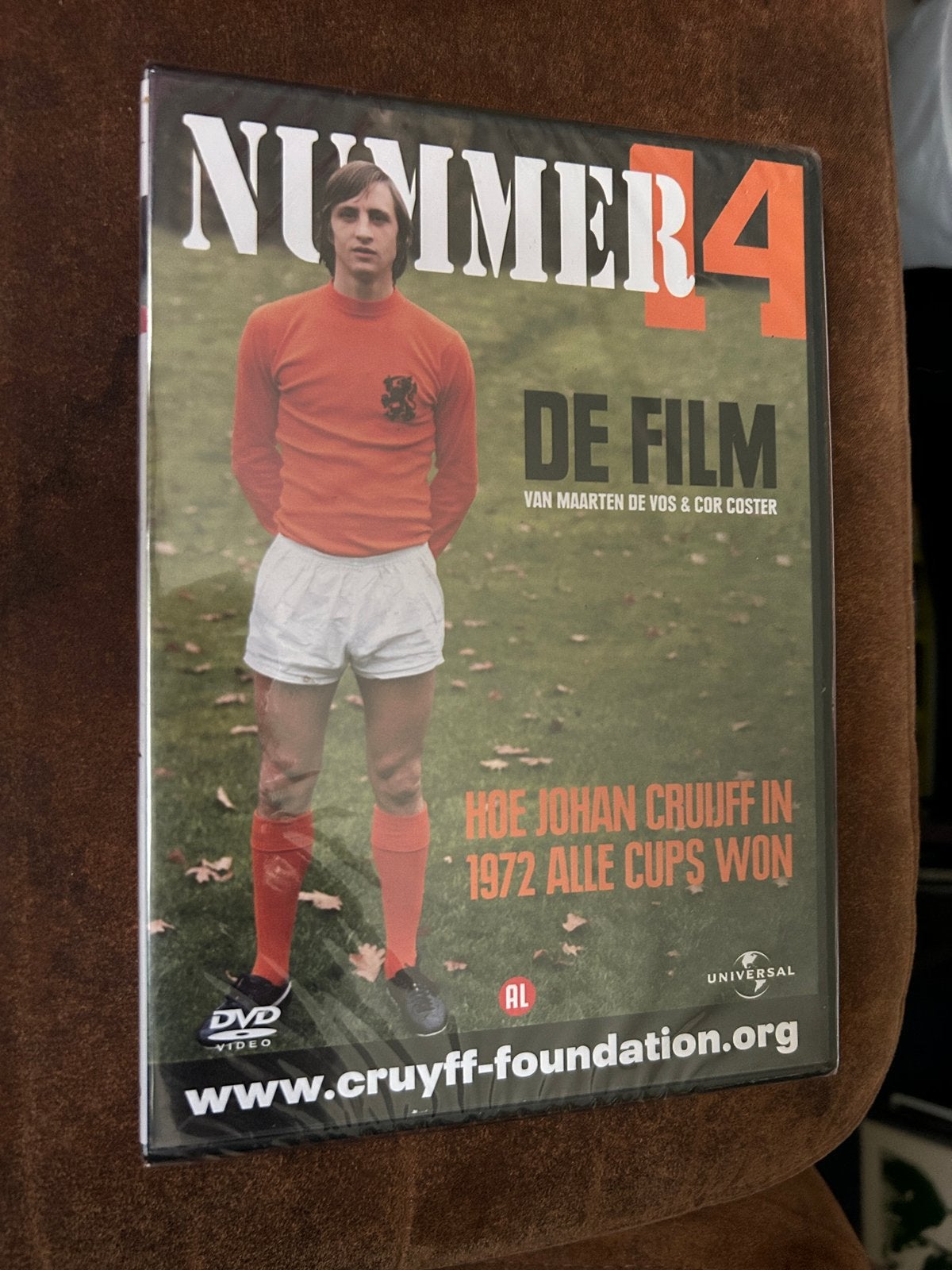 Nummer 14 , johan cruijff-, Cd's en Dvd's, Ophalen of Verzenden, Zo goed als nieuw