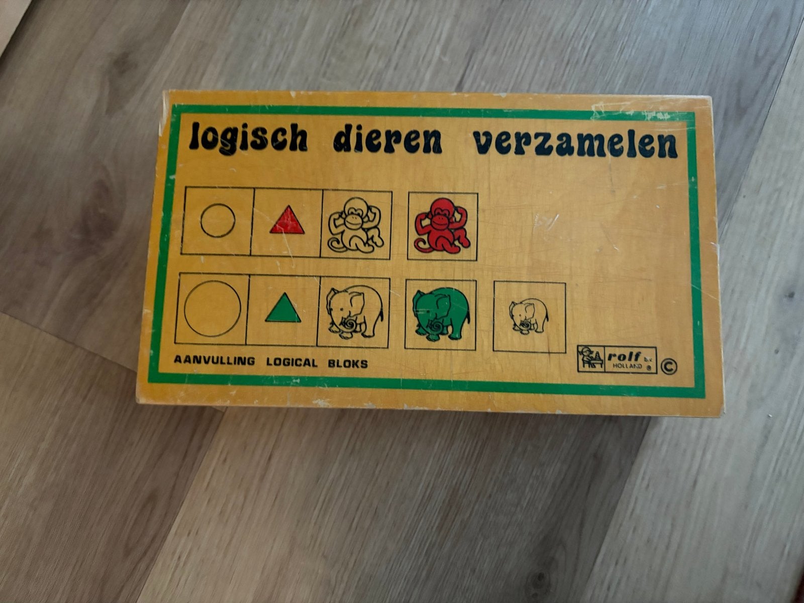 Logisch Dieren Verzamelen - Educatief Spel Rolf Holland, Ophalen of Verzenden, Gebruikt, Puzzelen