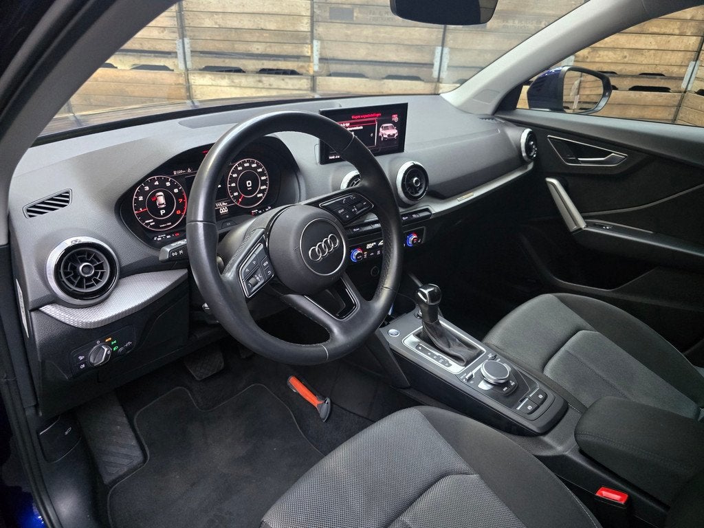 Audi Q2 35 TFSI Advanced edition Sport Navi Clima Cruise Cam, Auto's, Audi, Stof, 4 cilinders, 150 pk, Blauw