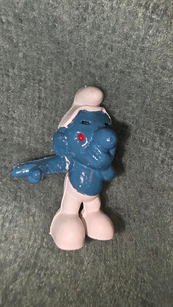 Vintage Smurf figuur - Peyo W. Germany, Verzamelen, Smurfen, Ophalen of Verzenden, Gebruikt, Lolsmurf, Poppetje, Figuurtje of Knuffel