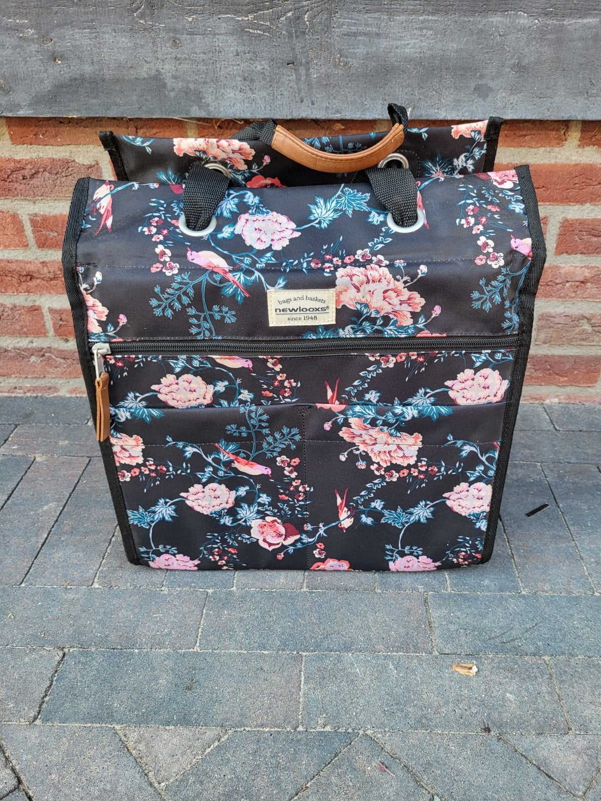 New Looxs fietstas met bloemenprint - Zo goed als nieuw, Ophalen of Verzenden, Zo goed als nieuw, New Looxs