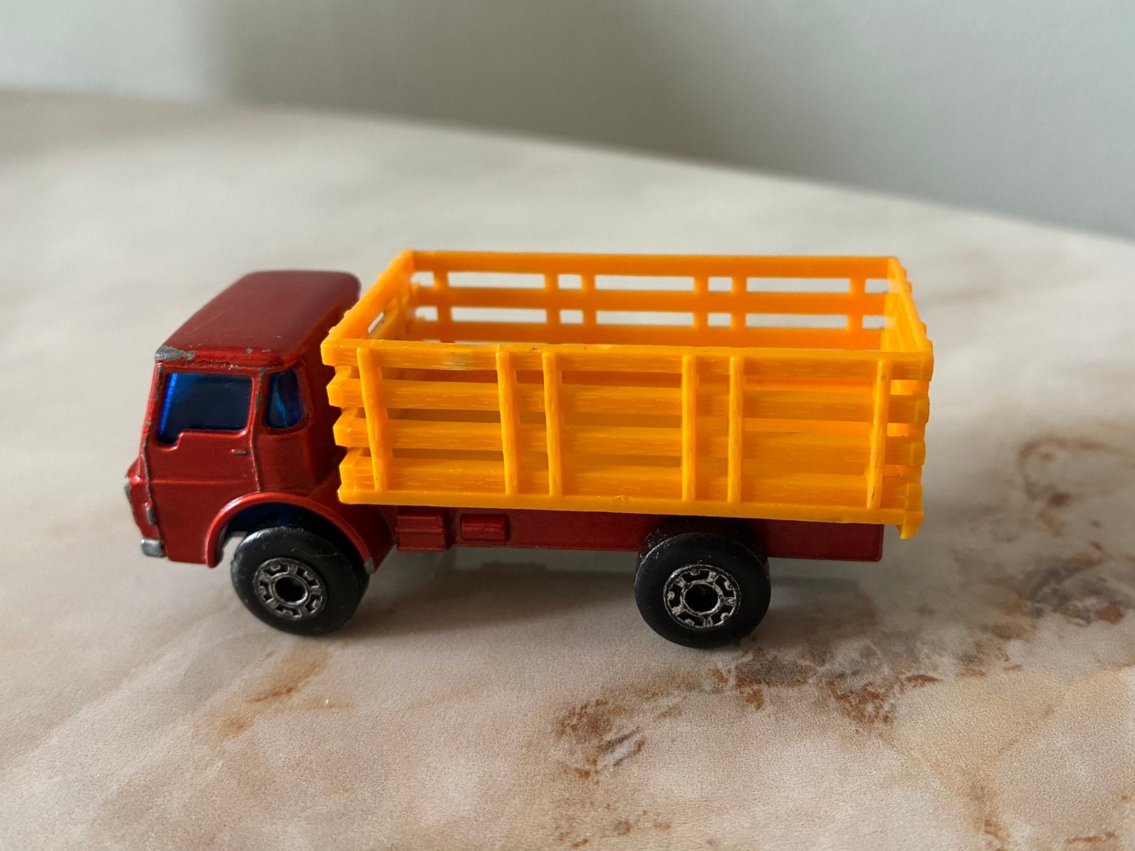 3 Matchbox auto’s van Mattel oa Catlle Truck, Ophalen of Verzenden, Gebruikt