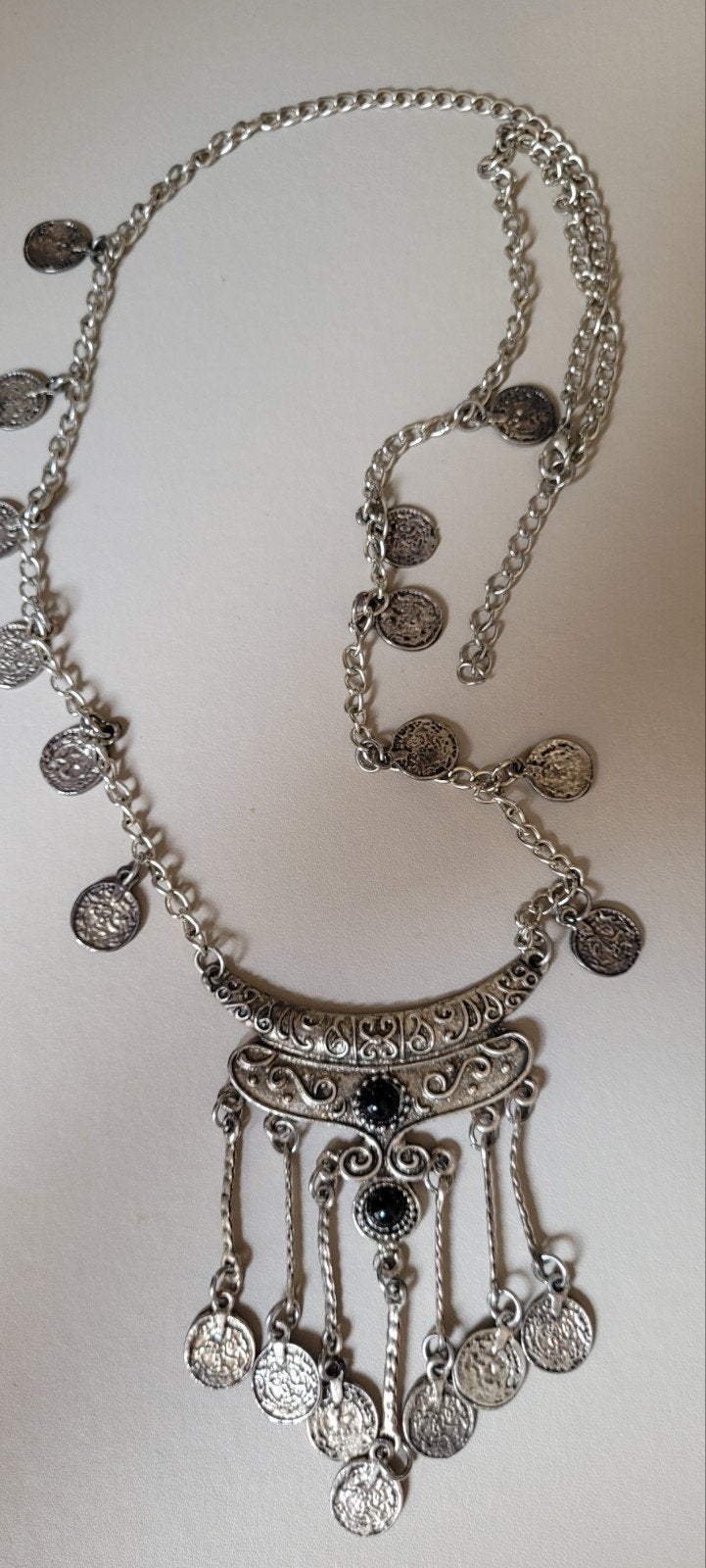Etnische vintage ketting, Overige materialen, Verstelbaar, Ophalen of Verzenden, Zo goed als nieuw