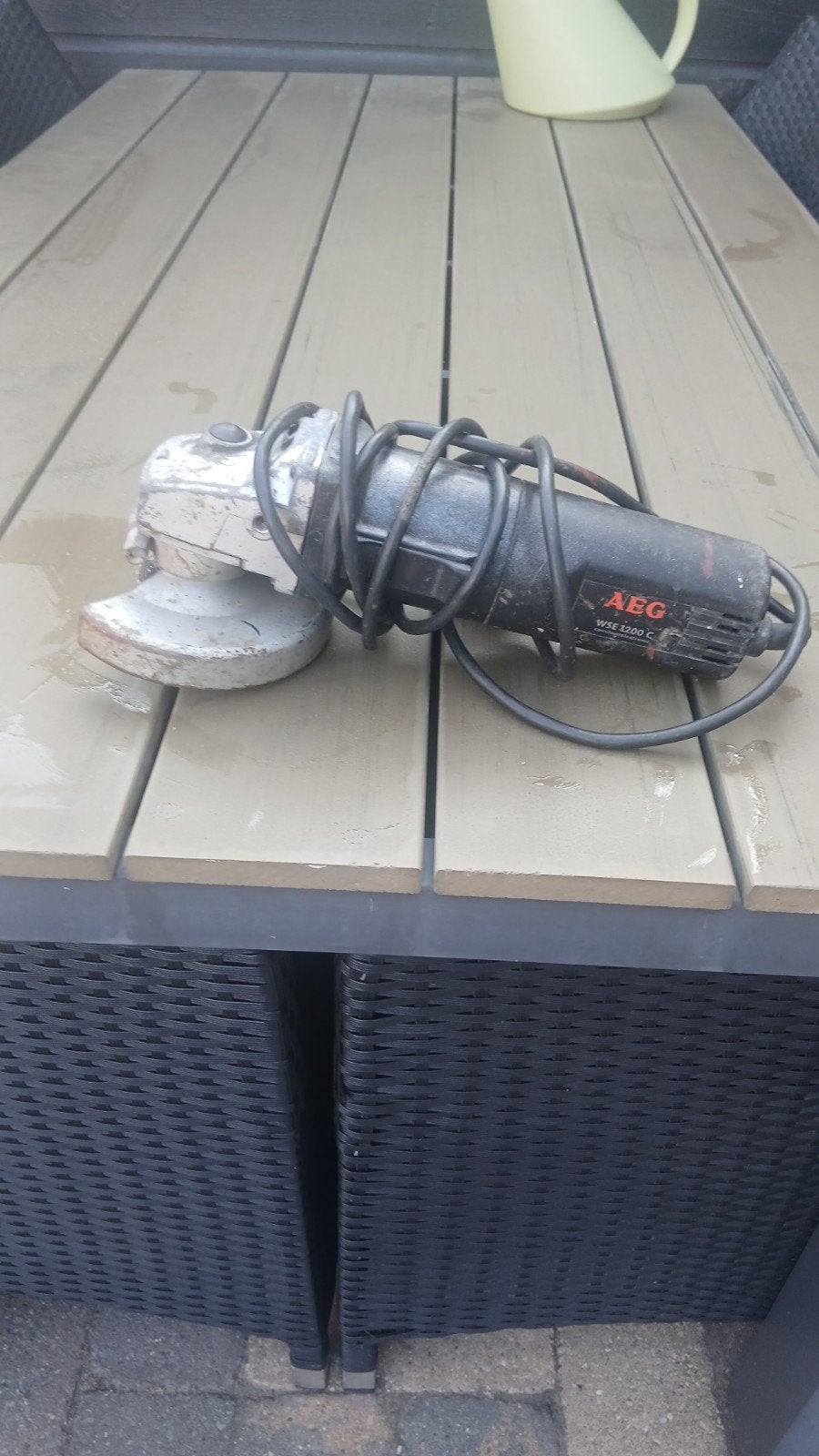 AEG WSE 1200 C Haakse Slijpmachine - Gebruikt, Ophalen