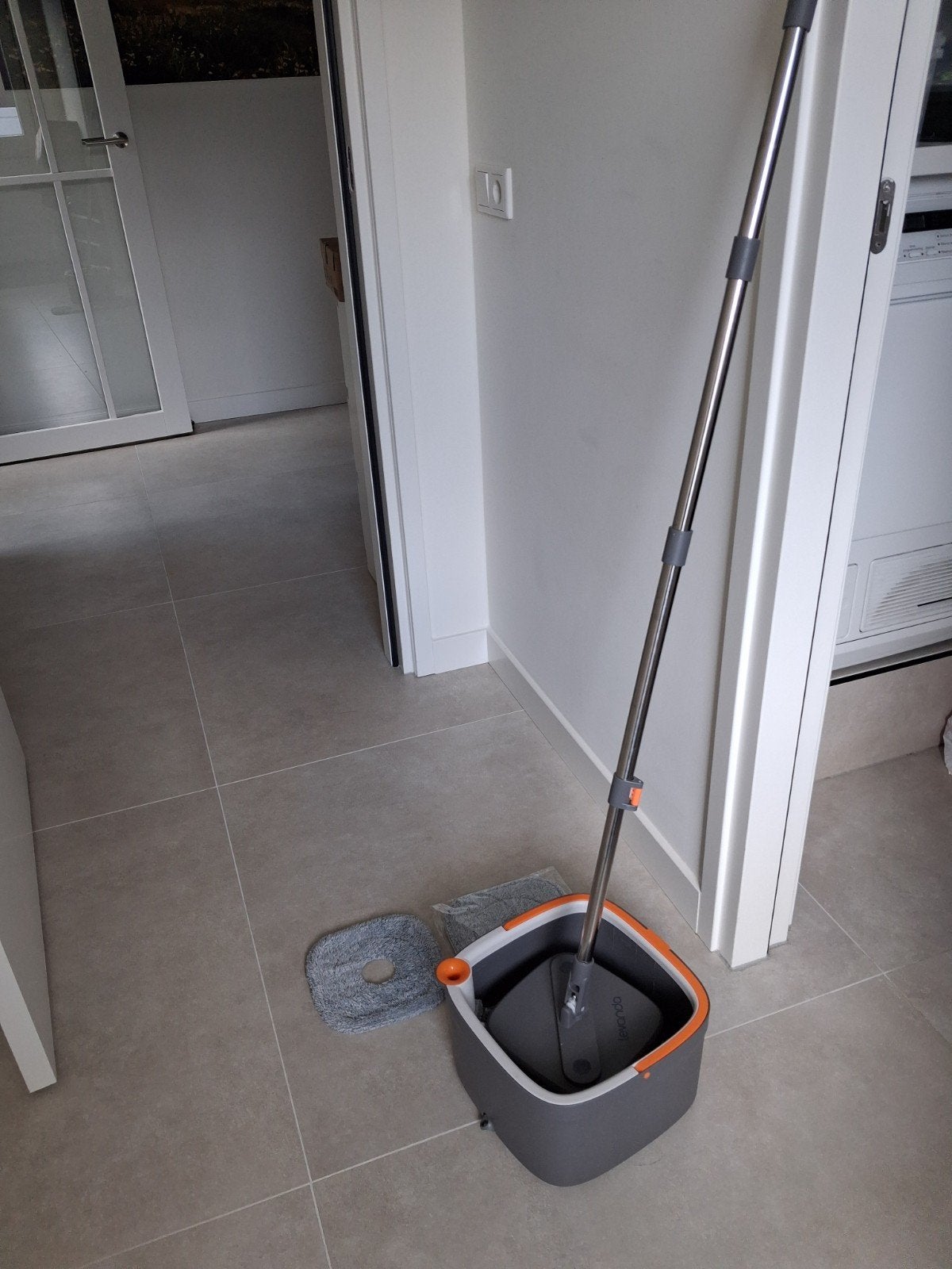 Schoon water dweilsysteem met wringer Levanda, Huis en Inrichting, Schoonmaakartikelen, Ophalen of Verzenden, Dweilemmer, -bak, of -wagen