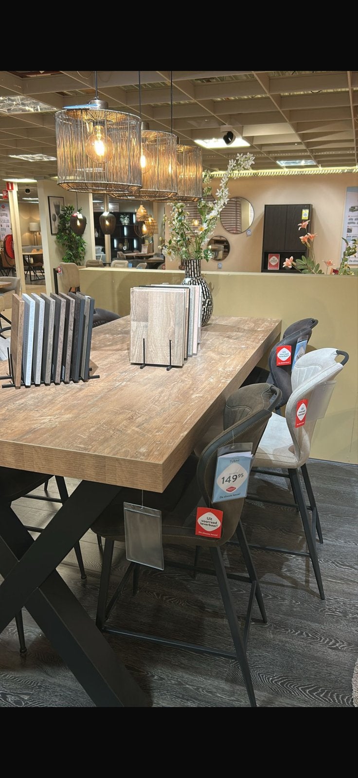 Profijt Meubel Silvares tafelblad - 225x100 cm - Orange Teak, Huis en Inrichting, Ophalen, Overige materialen, 100 tot 150 cm