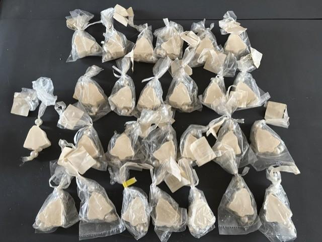 Zeep modl klok wit aantal 25 stuks samen, Ophalen of Verzenden, Nieuw, Bad & Douche
