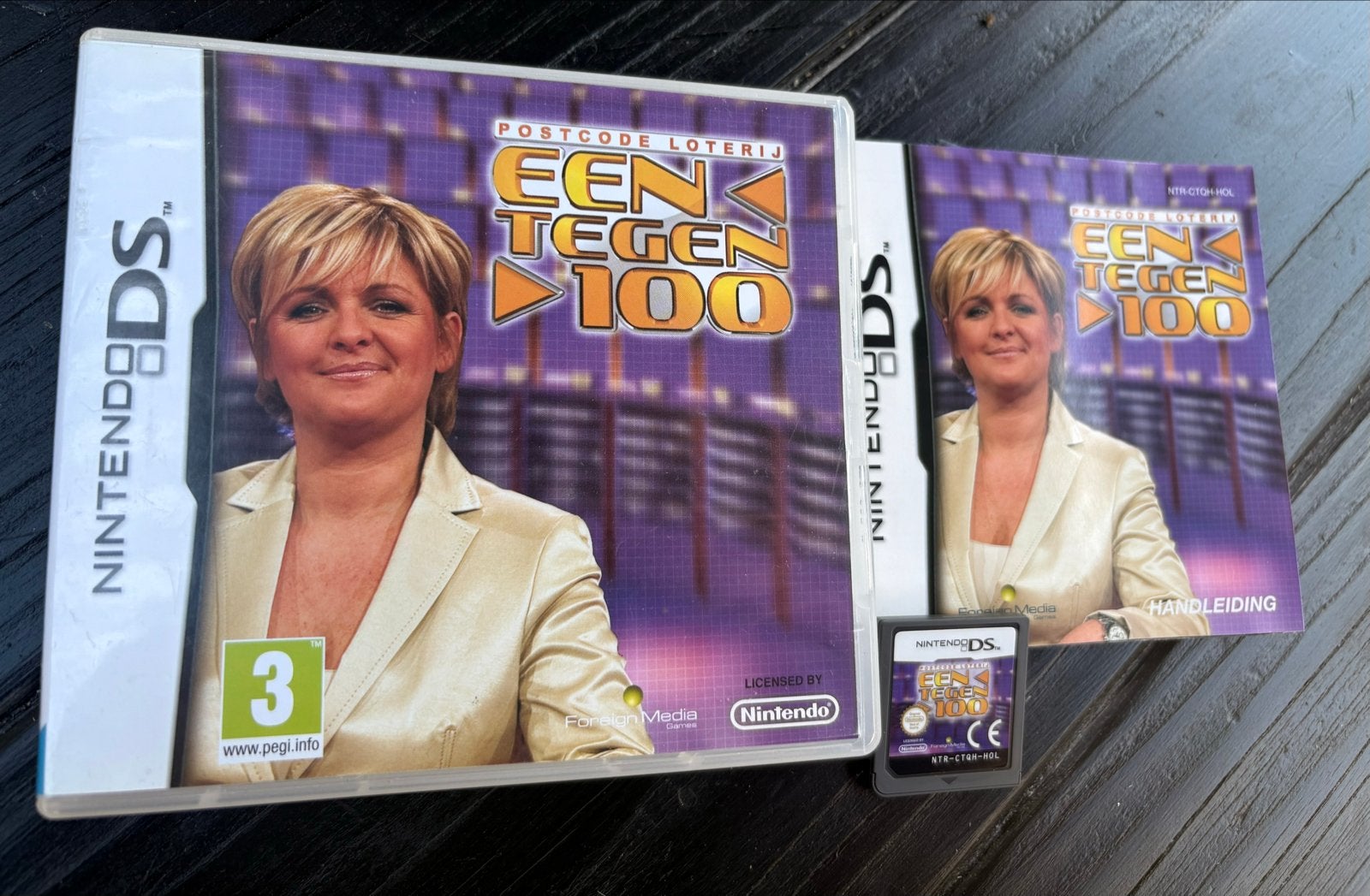 Postcode Loterij Een Tegen 100 - Nintendo DS, Spelcomputers en Games, Puzzel en Educatief, 1 speler, Ophalen of Verzenden, Zo goed als nieuw