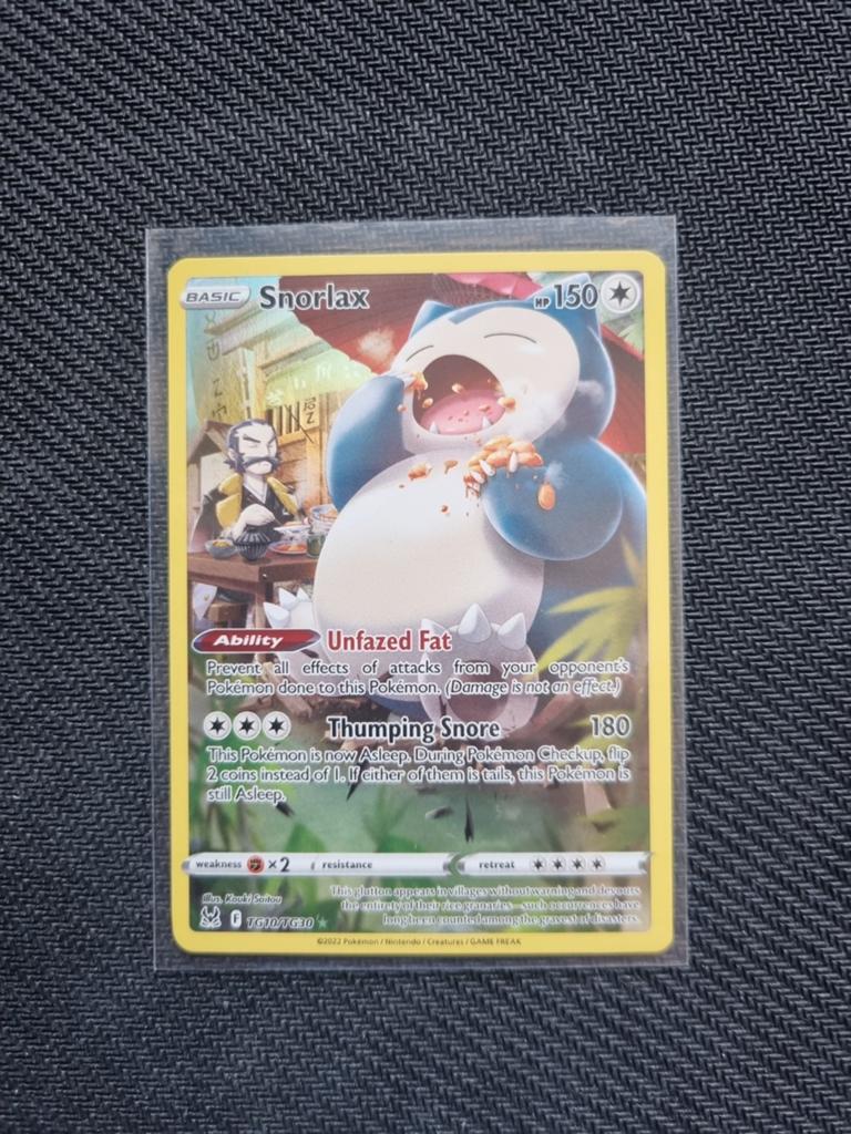Snorlax Alt Art (Lost Origin tg10/tg30), Ophalen of Verzenden, Zo goed als nieuw, Losse kaart