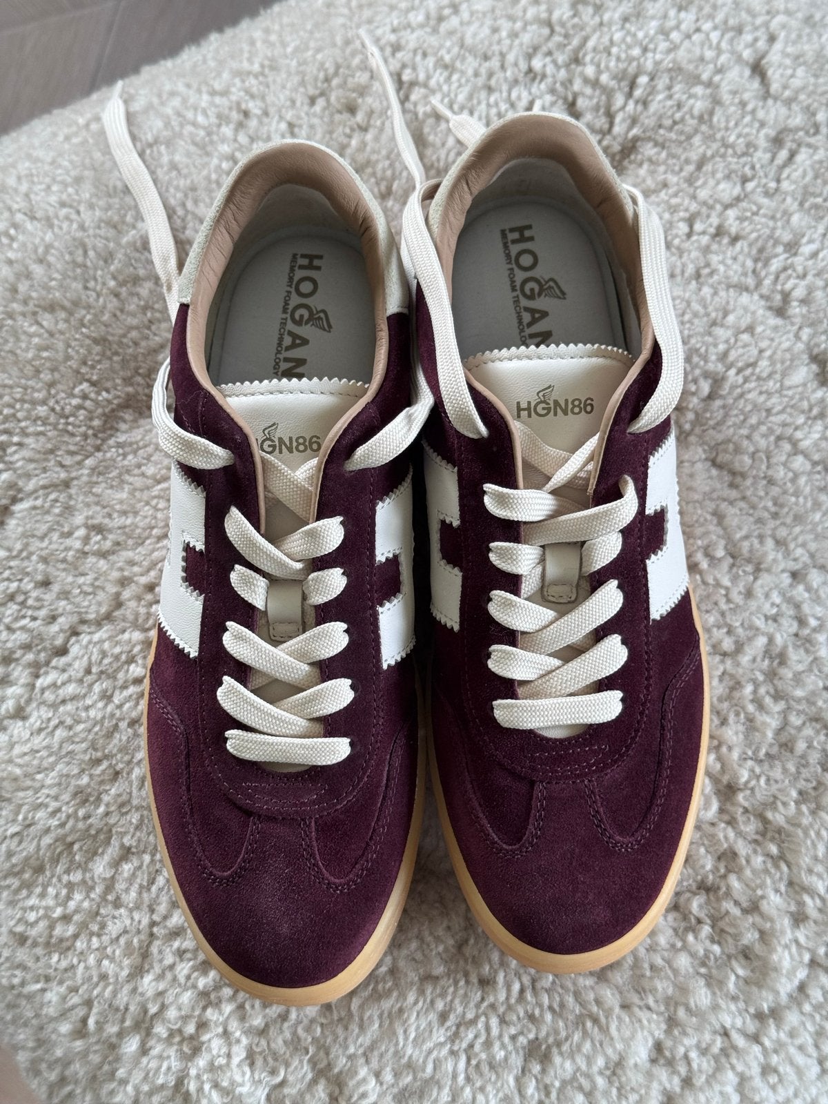 Hogan H86 sneakers -maat 40 (vallen ruim), Nieuw, Ophalen of Verzenden, Sneakers of Gympen, Rood