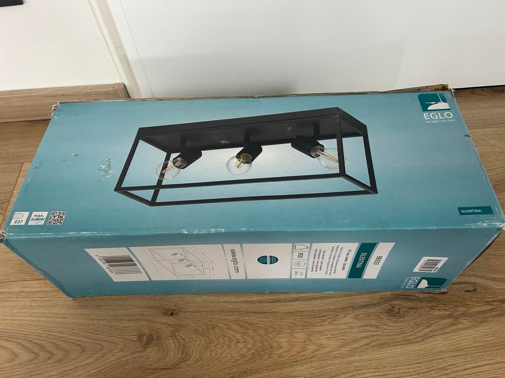 Nieuwe Eglo Silentina lamp, Ophalen of Verzenden, Nieuw, Metaal