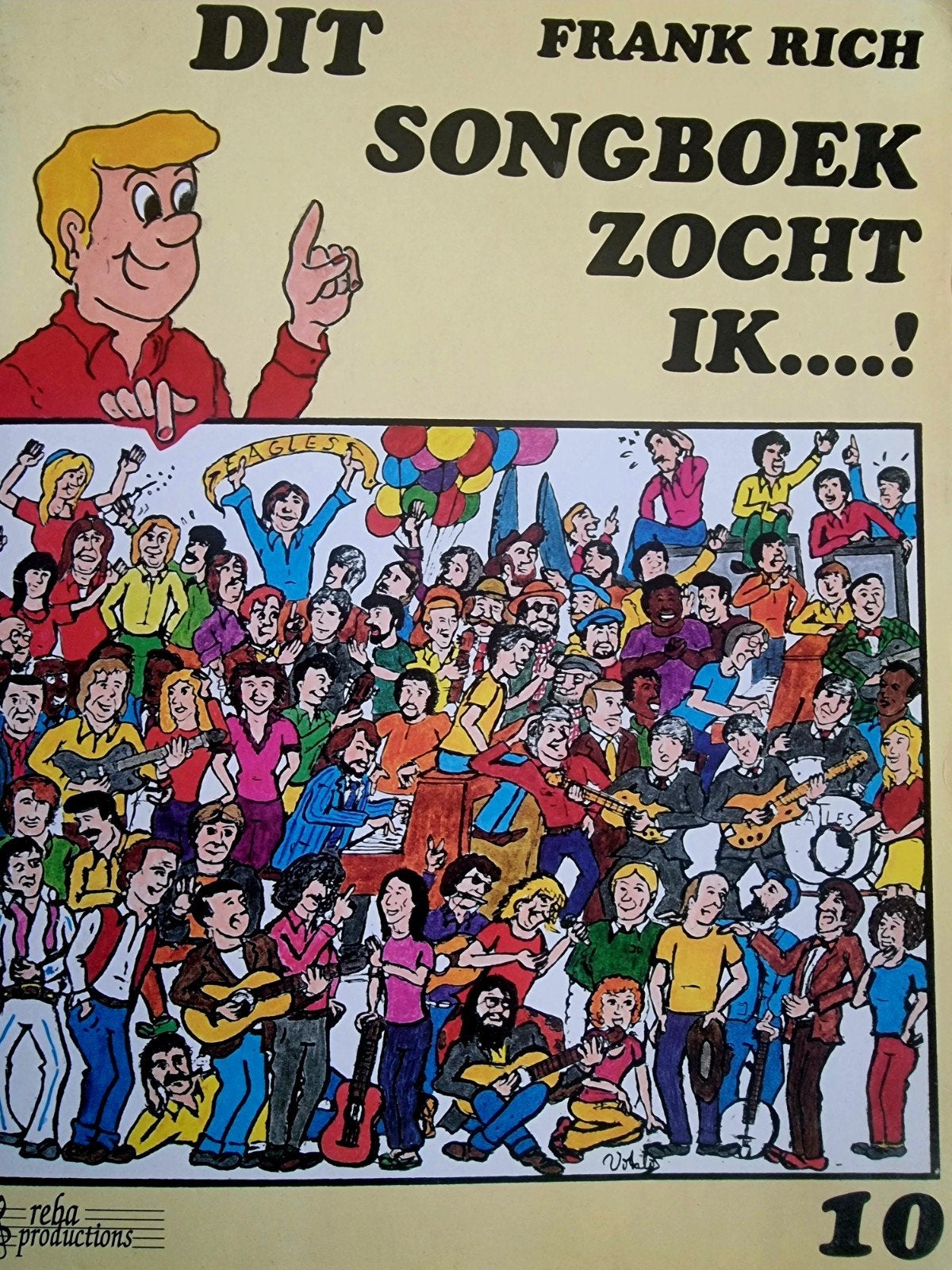 Dit Frank Rich Songboek Zocht Ik..!  10 arena RE14, Gebruikt, Verzenden, Overige soorten, Gitaar