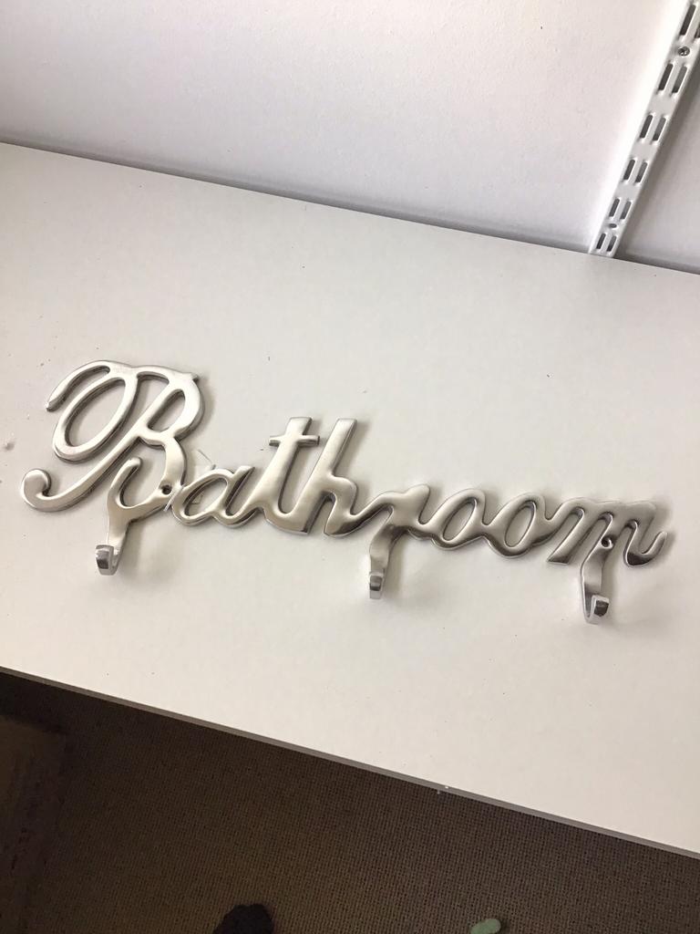 Mooi handdoekenrek voor badkamer riverdale styl, Ophalen of Verzenden, Nieuw, Wit, Handdoekenrek