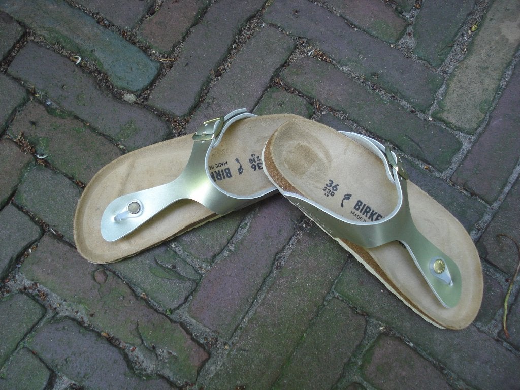 BIRKENSTOCK GIZEH BRONS 36 NIEUW GRATIS VERZENDING PER POST, Slippers, Overige kleuren, Verzenden, Nieuw