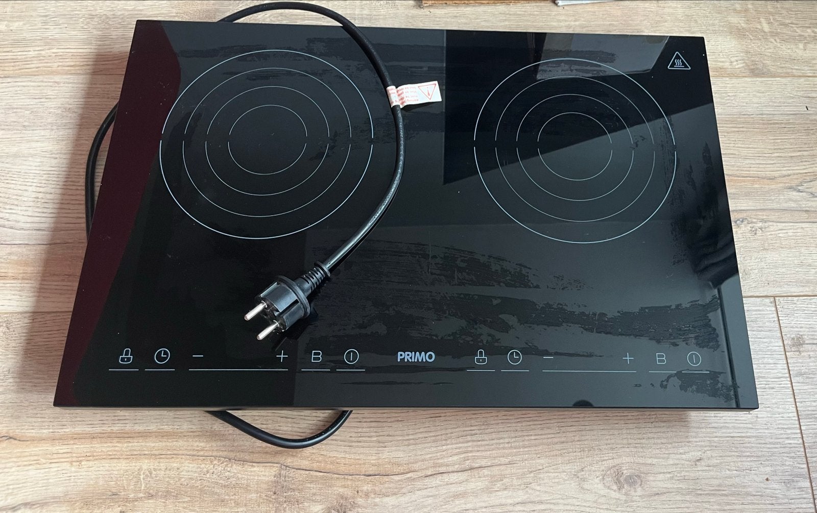 Elektrische kookplaat met 2 pitten - merk Primo, Witgoed en Apparatuur, Kookplaten, Ophalen, Gebruikt, 3 kookzones of minder, Vrijstaand