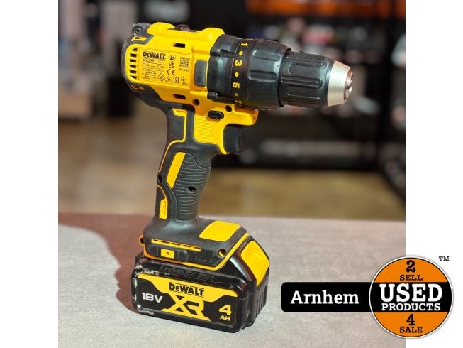 DeWalt DCD777 Schroefboormachine Inclusief 4AH accu, Dewalt, Zo goed als nieuw, Support@dewalt.com, 701 E. Joppa Road
Towson, MD 21286
USA