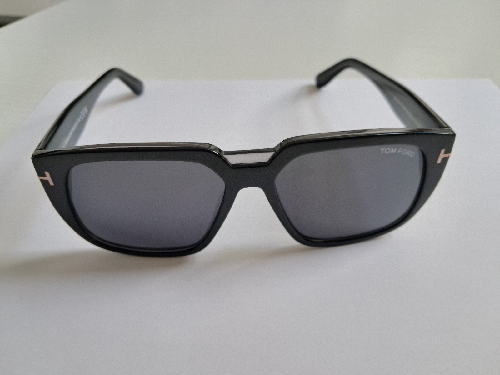 Tom Ford zonnebril TF1025 05A, Zonnebril, Zwart, Nieuw, Ophalen