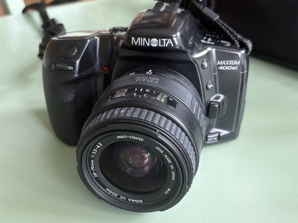 fotocamera, Ophalen of Verzenden, Zo goed als nieuw, Spiegelreflex, Minolta