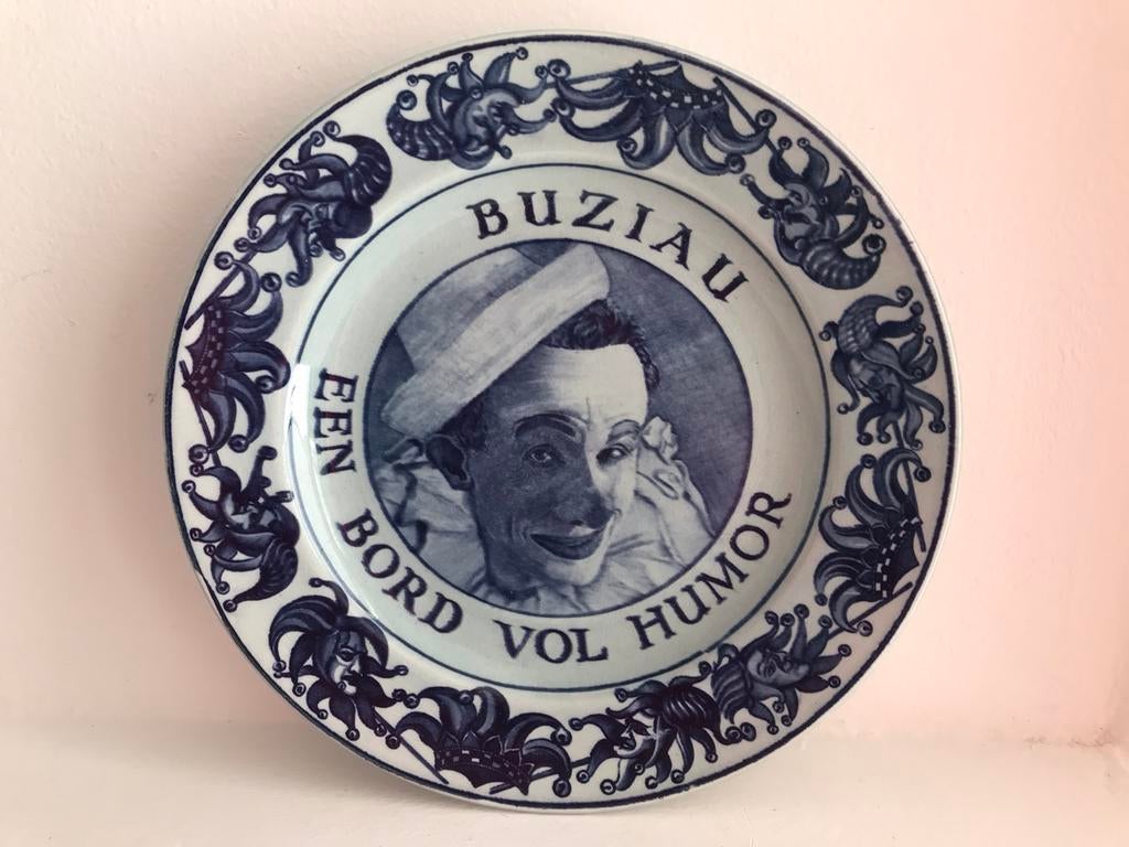 Bord Buziau / Petrus Regout Maastricht, Antiek en Kunst, Ophalen of Verzenden