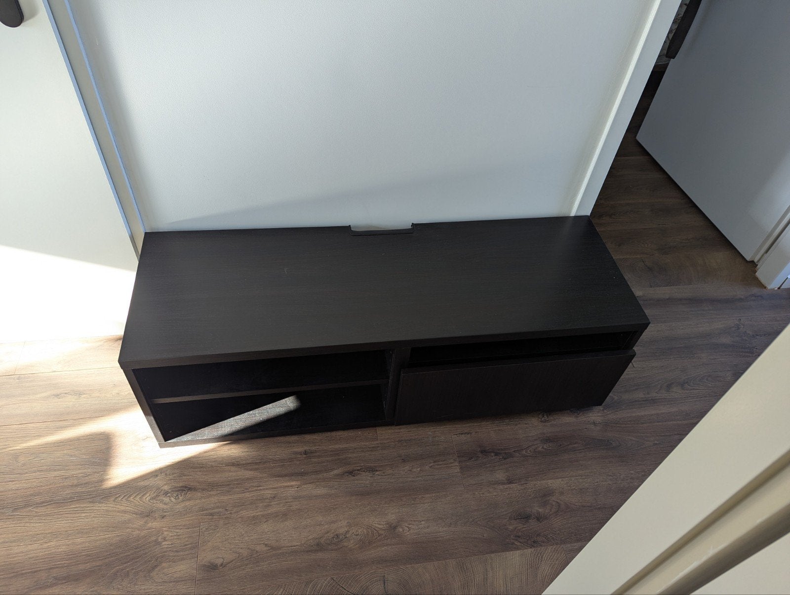BESTĂ tV meubel zwart, Ophalen, Gebruikt, 50 tot 100 cm, Minder dan 100 cm