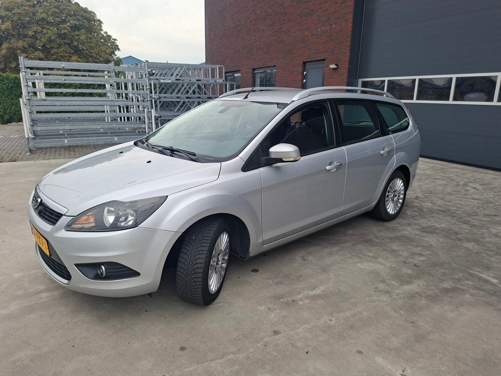 Ford Focus Wagon 1.6 TDCi Limited Airco/ECC /LMV Euro 5, Euro 5, Stof, Gebruikt, Zwart