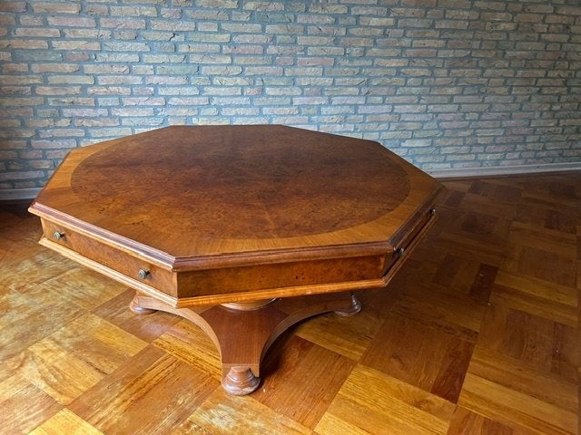 GRATIS  Wortelnoten Salontafel / 8 hoekig, Ophalen