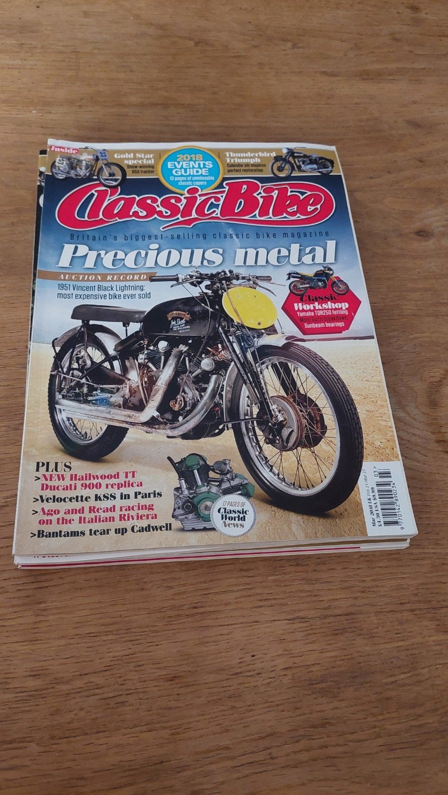 Classic Bike. 3 gelezen magazines., Boeken, Motoren, Verzenden, Gelezen