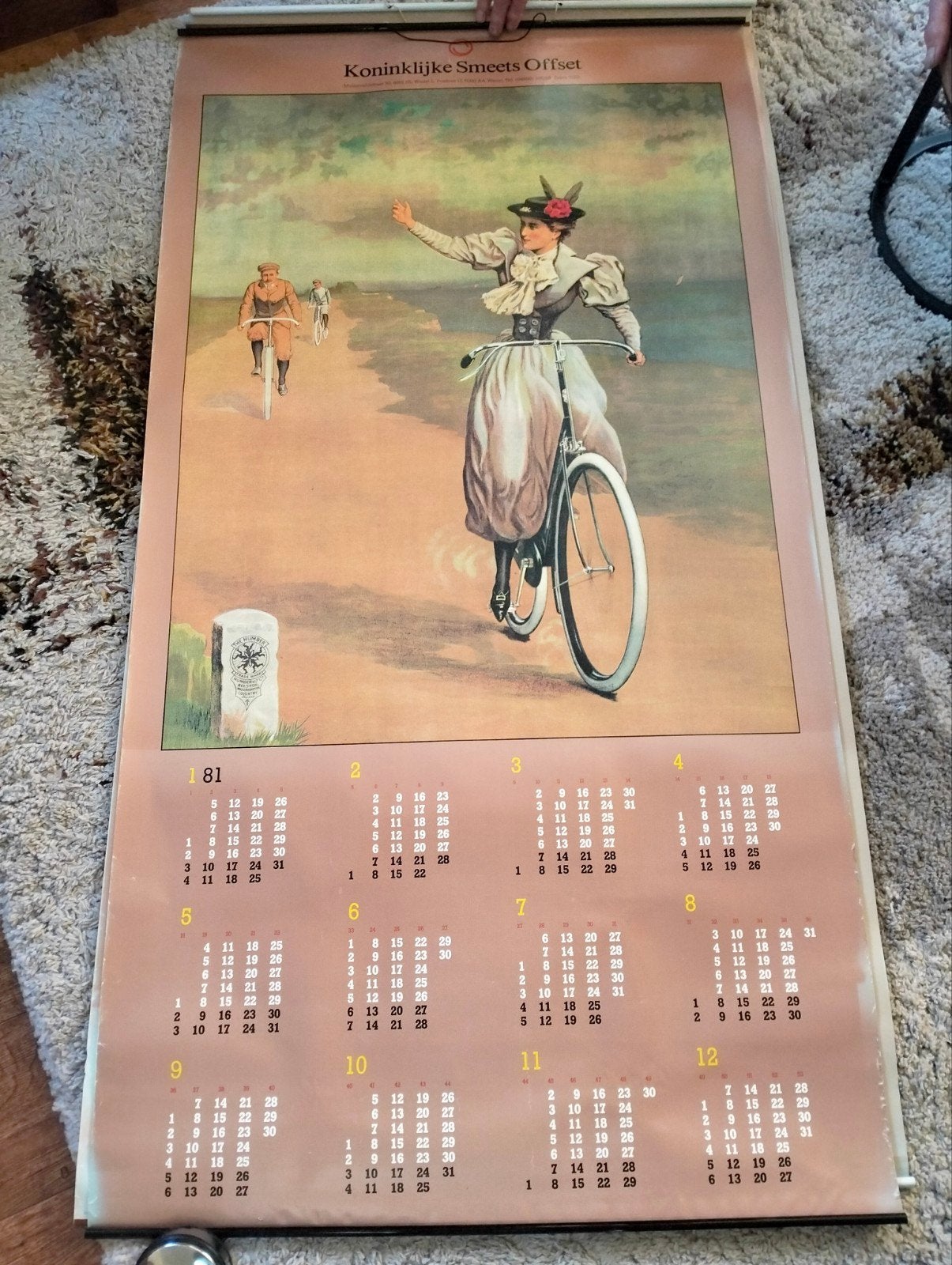 posters Smeets offset, Ophalen of Verzenden, Maandkalender